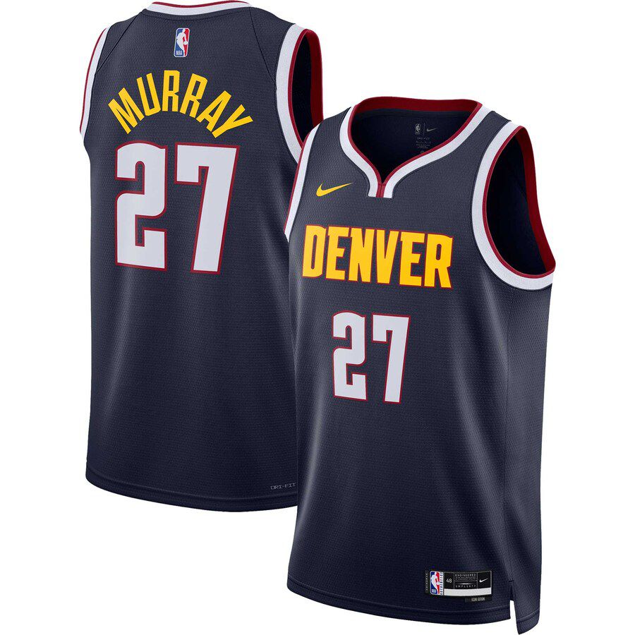 Men Denver Nuggets #27 Jamal Murray Nike Navy 2022-23 Swingman NBA Jersey